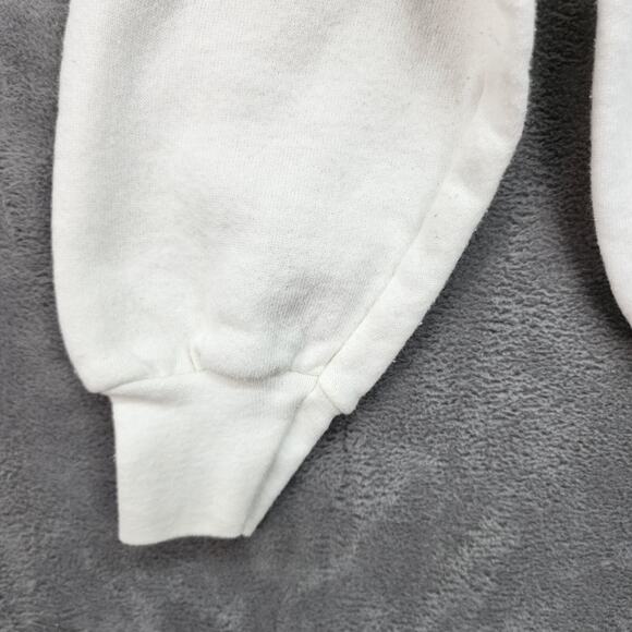 VTG 90s Christmas Sweatshirt Adult XL Noel Bunny Reindeer Bear Graphic Holiday - Picture 5 of 14